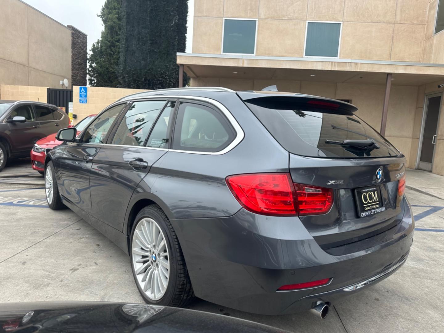 2014 Grey /Black BMW 3-Series Sport Wagon Leather (WBA3K5C53EK) with an 2.0 engine, Automatic transmission, located at 30 S. Berkeley Avenue, Pasadena, CA, 91107, (626) 248-7567, 34.145447, -118.109398 - Diesel!! MPG!! X-Drive!! - Photo#2